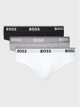 Boss Boss Komplet 3 par slipów Power 50475273 Kolorowy