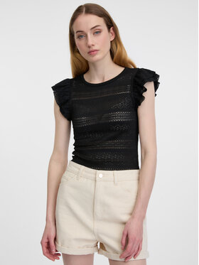 Orsay Orsay Bluzka 1000772660000__M Czarny A-Line Fit