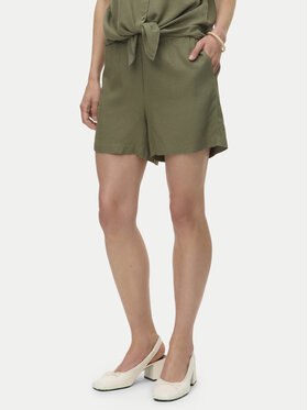 Vero Moda Vero Moda Шорти от плат Thea 10333804 Зелен Loose Fit