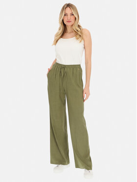 Potis & Verso Potis & Verso Spodnie materiałowe Pascal Khaki Loose Fit