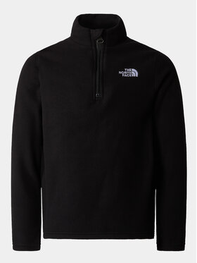 The North Face The North Face Polar Teen Glacier Fleece 1/4 ZipNF0A82D1JK31 Czarny Regular Fit