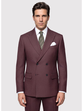 Pako Lorente Pako Lorente Marynarka P26WF-3G-008 Bordowy Regular Fit