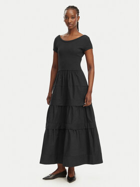 BOSS BOSS Kleid für den Alltag C_Enight 50556386 Schwarz Regular Fit