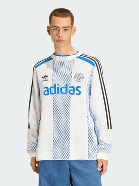 adidas adidas Longsleeve 158369 Biały Loose Fit