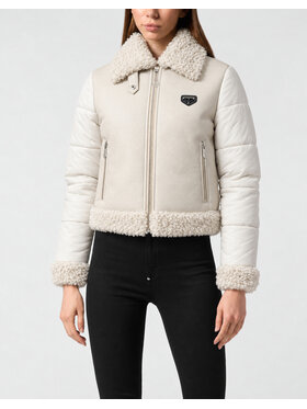 PHILIPP PLEIN PHILIPP PLEIN Kurtka puchowa 32441 Beżowy Regular Fit