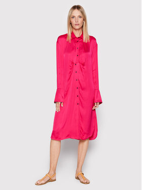 Herskind Herskind Φόρεμα πουκάμισο Barba 4422370 Ροζ Oversize