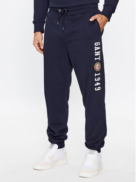Gant Gant Teplákové nohavice Crest Pants 2006075 Tmavomodrá Relaxed Fit