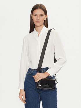 Calvin Klein Calvin Klein Ročna torba Ck Must Dbl Strap Mini Bag_Shiny K60K612772 Črna