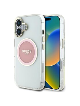 Guess Guess Etui na telefon Apple iPhone 16 Różowy