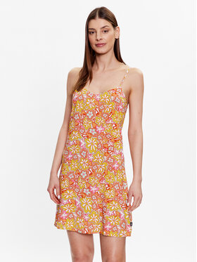 Vans Vans Sukienka letnia Resort Floral VN00046N Pomarańczowy Regular Fit