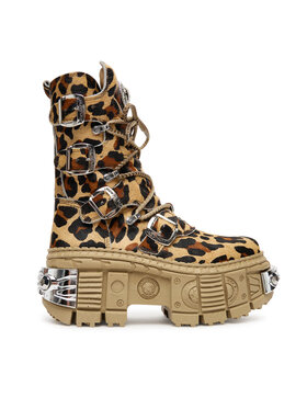 NEW ROCK NEW ROCK Šnurovacia obuv M-WALL373 Béžová