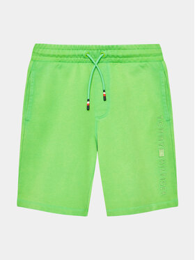 Tommy Hilfiger Tommy Hilfiger Športové kraťasy KB0KB08238 D Zelená Regular Fit