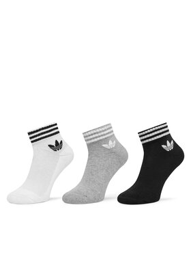 adidas adidas Set od 3 para unisex visokih čarapa 3-Stripes JV7437 Šarena
