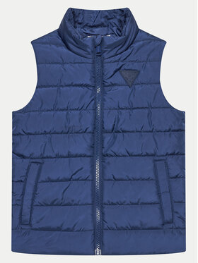 Guess Guess Vestă H4YJ03 WCFM0 Albastru Regular Fit