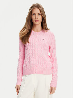 Tommy Hilfiger Tommy Hilfiger Кардиган WW0WW46514 Рожевий Regular Fit