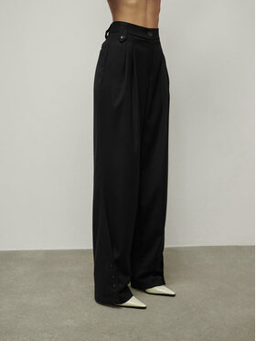 La Mania La Mania Pantaloni di tessuto PROSECCO Nero Classic Fit