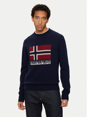 Napapijri Napapijri Sweater D-Silvretta NP0A4IK4 Sötétkék Regular Fit