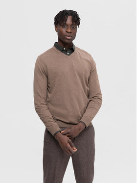 Selected Homme Selected Homme Megztinis 16090147 Smėlio Regular Fit