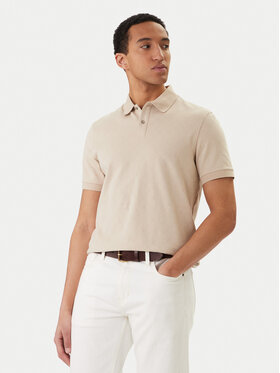 Guess Guess Tricou polo M6RP05 KD181 Bej Regular Fit