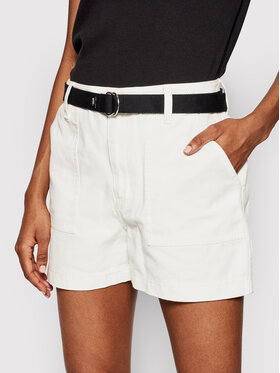 Vans Vans Pantaloni scurți de blugi Clark VN0A5DN3 Alb Regular Fit