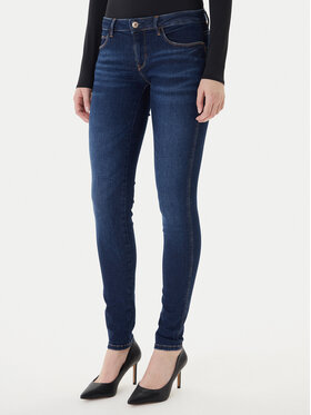 Guess Guess Jeansy W2YAJ2 D4Q03 Niebieski Skinny Fit