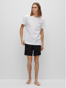 Hugo Hugo Пижама 50490217 Черен Relaxed Fit