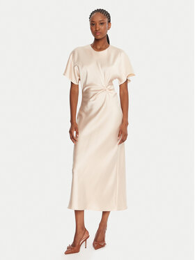 Rinascimento Rinascimento Coctailkleid CFC0125718003 Beige Regular Fit