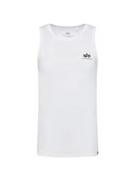 Alpha Industries Alpha Industries Tank top AI.196541 Biela Regular Fit