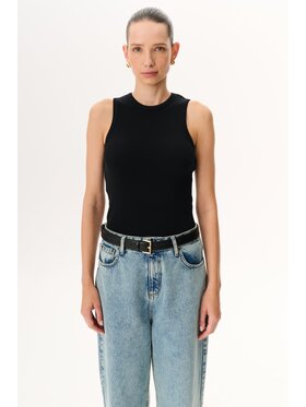 LEBRAND LEBRAND Tank top Annie Czarny Regular Fit