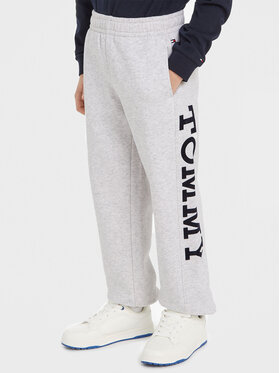 Tommy Hilfiger Tommy Hilfiger Долнище анцуг KB0KB08631 Сив Regular Fit
