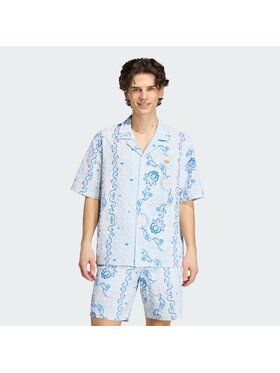adidas adidas Koszula 165421 Niebieski jasny Loose Fit