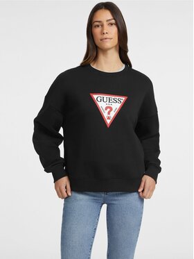 Guess Jeans Guess Jeans Bluza 165719 Czarny Classic Fit