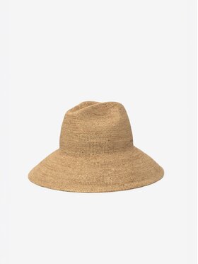 Paris+Hendzel Paris+Hendzel Kapelusz Raffia Fedora Beżowy