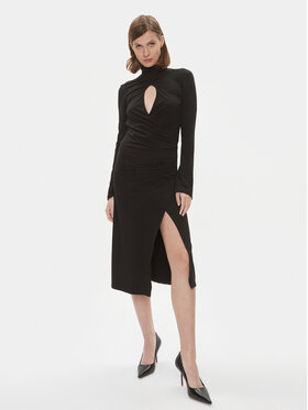 Pinko Pinko Sukienka codzienna Alpha 102367 A1DE Czarny Slim Fit