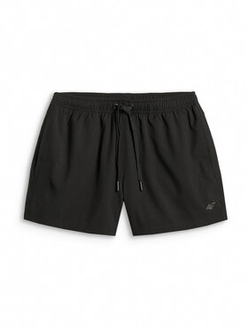 4F 4F Szorty sportowe FOB SUMMER Czarny Regular Fit