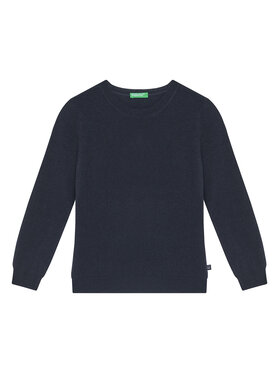 United Colors Of Benetton United Colors Of Benetton Svetr 106WC108R Tmavomodrá Regular Fit