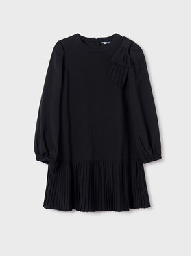 Mayoral Mayoral Eleganta kleita 7.954 Melns Regular Fit