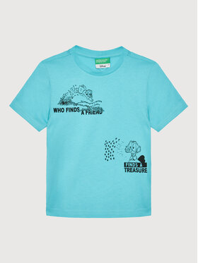United Colors Of Benetton United Colors Of Benetton T-shirt 3096C1059 Blu Regular Fit