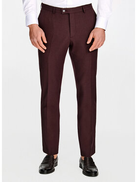 Pako Lorente Pako Lorente Spodnie garniturowe P26SF-6G-007 Brązowy Slim Fit
