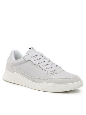 Tommy Hilfiger Tenisice Elevated Cupsole Leather Mix FM0FM04358 Siva