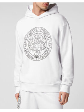 Plein Sport Plein Sport Mikina 1177 Bílá Regular Fit