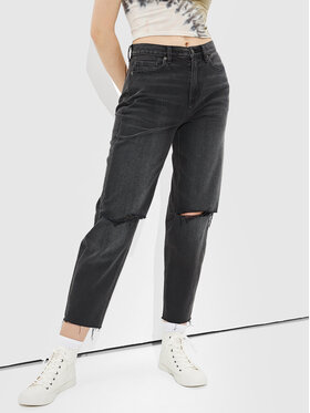 American Eagle American Eagle Jeansy 043-0436-3051 Černá Relaxed Fit