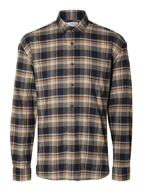 Selected Homme Selected Homme Marškiniai 16090884 Smėlio Loose Fit