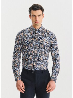 Pako Lorente Pako Lorente Koszula P25WN-1X-037 Granatowy Slim Fit