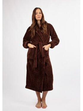 DKaren Lingerie DKaren Lingerie Szlafrok Eliza Długa Brązowy