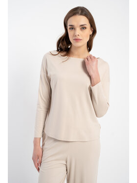 CLICK CLICK Blúzka 10-6855 Béžová Regular Fit