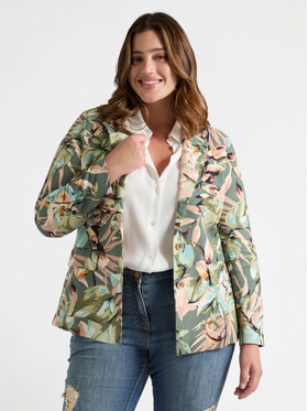 Fiorella Rubino Fiorella Rubino Kurtka outdoor Q514T000193N0S5 Zielony Slim Fit