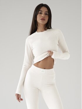 MissDenim MissDenim Longsleeve Cozy Écru Second Skin Fit
