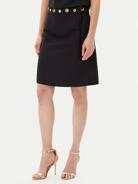 ARTIGLI ARTIGLI Midi szoknya ACGO000744 Fekete Regular Fit