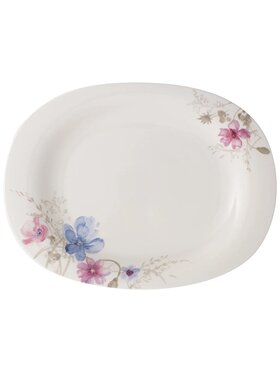 Villeroy & Boch Villeroy & Boch Talerz do serwowania Mariefleur Gris Basic Villeroy & Boch Biały